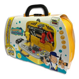 Sliding suitcase play sets