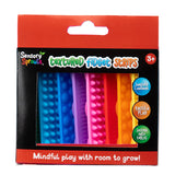 Textured fidget strips - set of 8